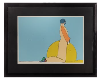 Peter Max (German / American, b.1937) "Bow Down to the Beginning" Serigraph