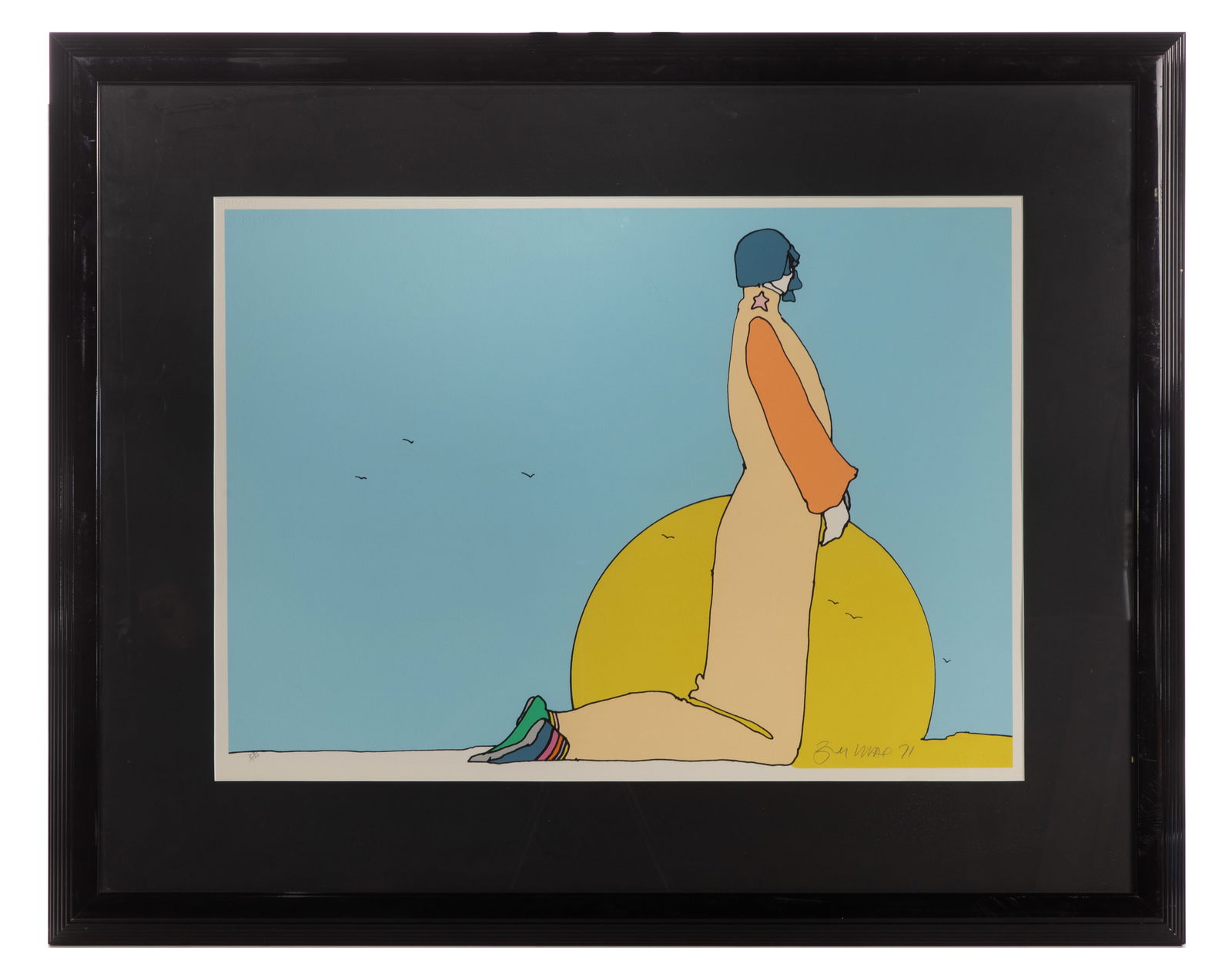 Peter Max (German / American, b.1937) "Bow Down to the Beginning" Serigraph (1 of 1)