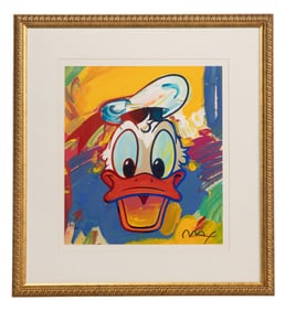 Peter Max (German / American, b.1937) "Donald Duck" Lithograph
