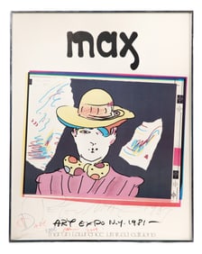 Peter Max (German, b.1937) 'Art Expo N.Y. 1981' Offset Lithograph Poster