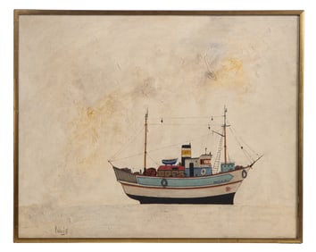 Pascual Palacios Tardez (Spanish, 1920-1994) Oil on Board