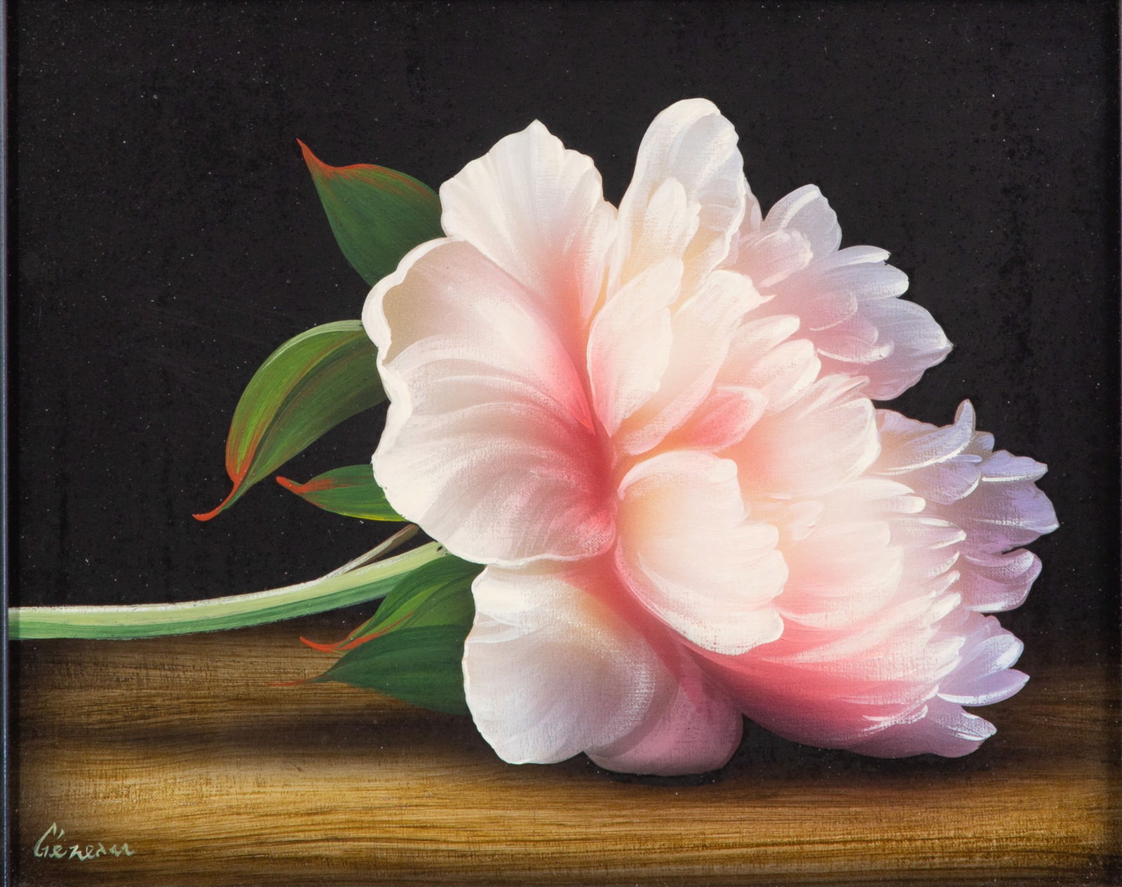 Alain Geneau (French, b.1935) 'Quietude' Oil on Canvas (1 of 2)