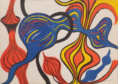 Alexander Calder (American, 1898-1976) 'Galactic System' Lithograph
