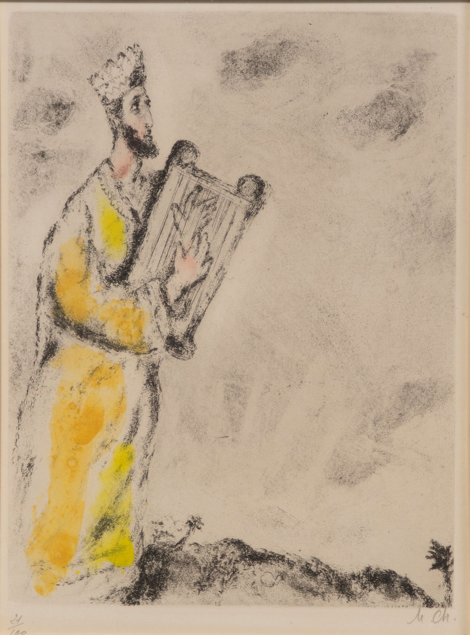 Marc Chagall (French / Russian, 1887-1985) 'Cantique de l'Arc' Lithograph (1 of 3)