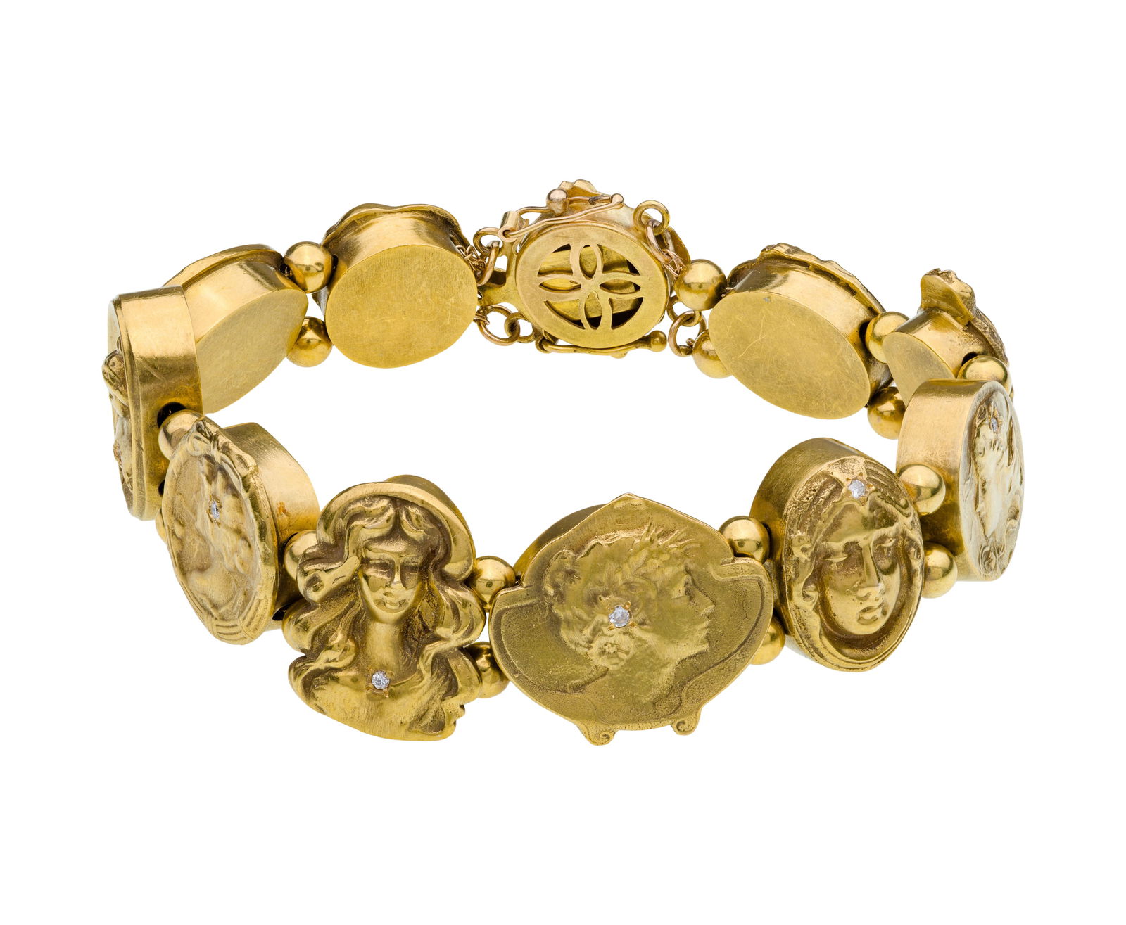 14k Yellow Gold Slide Bracelet (1 of 2)