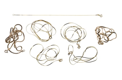 14k Yellow Gold Necklace and Bracelet Assortment