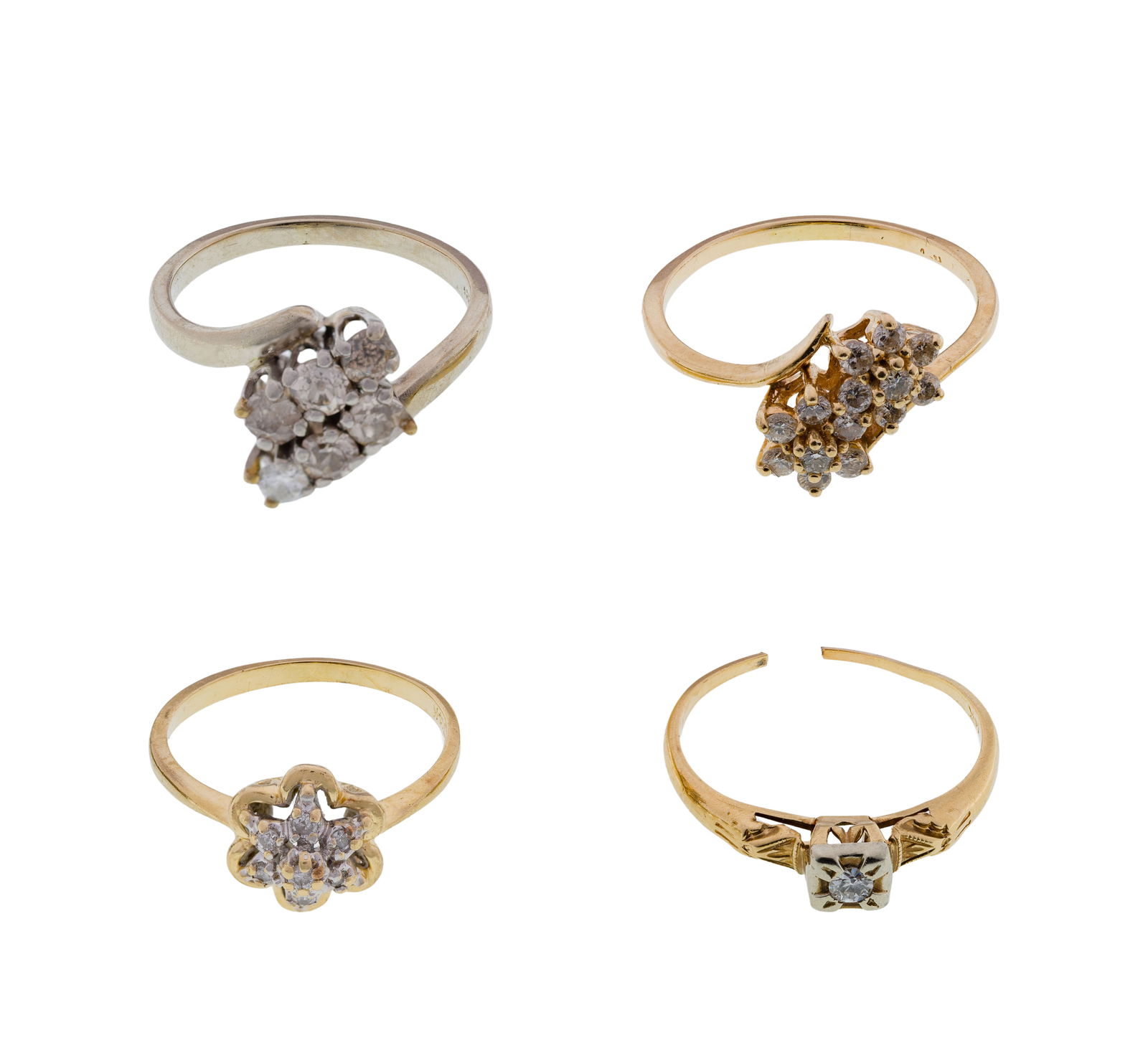 14k Gold and Diamond Ring Assortment (1 of 2)