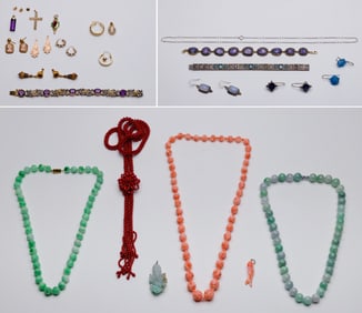 Gold, Silver, Gemstone and Costume Jewelry Assortment