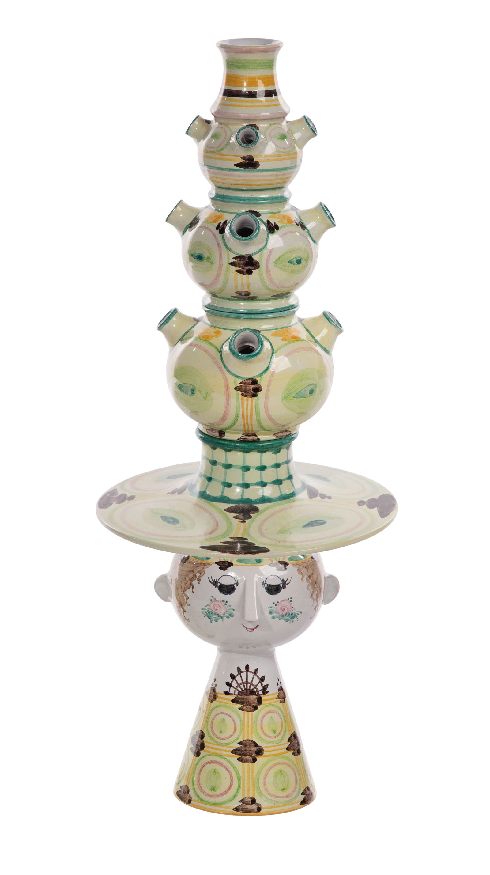 Bjorn Wiinblad (danish, 1918-2006) Tulipiere Vase (1 of 3)