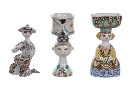 Bjorn Wiinblad (Danish, 1918-2006) Pottery Assortment