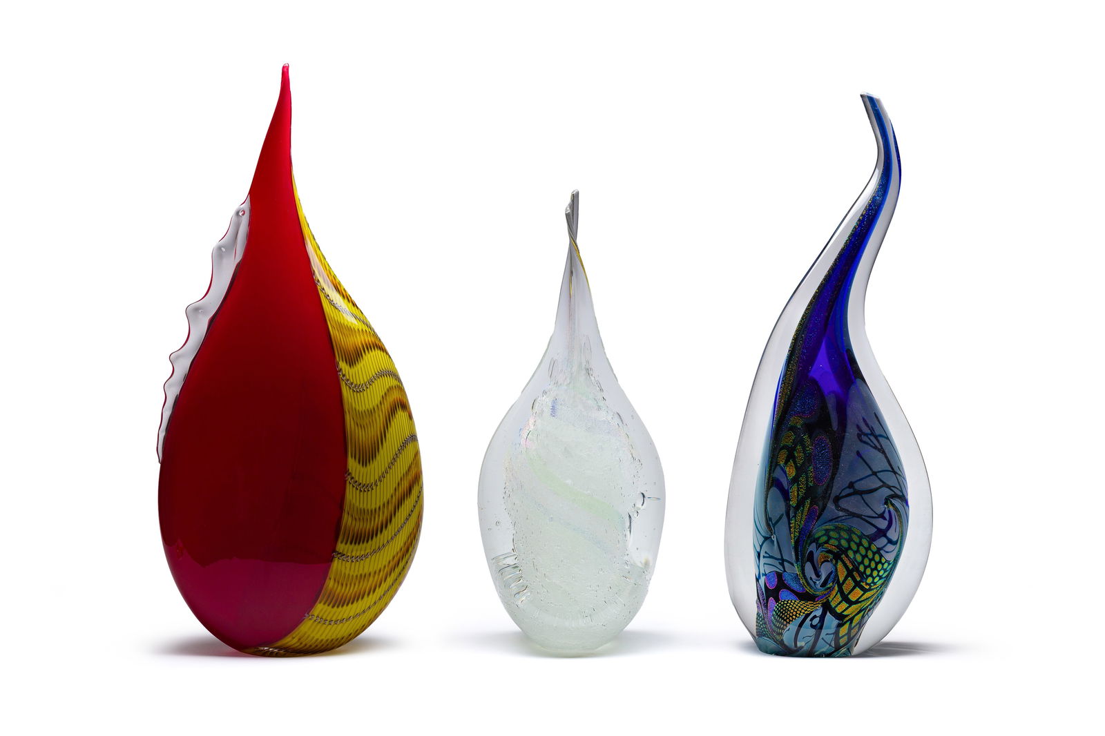 Attributed to Rollin Karg (American, b.1944) Art Glass Assortment (1 of 3)