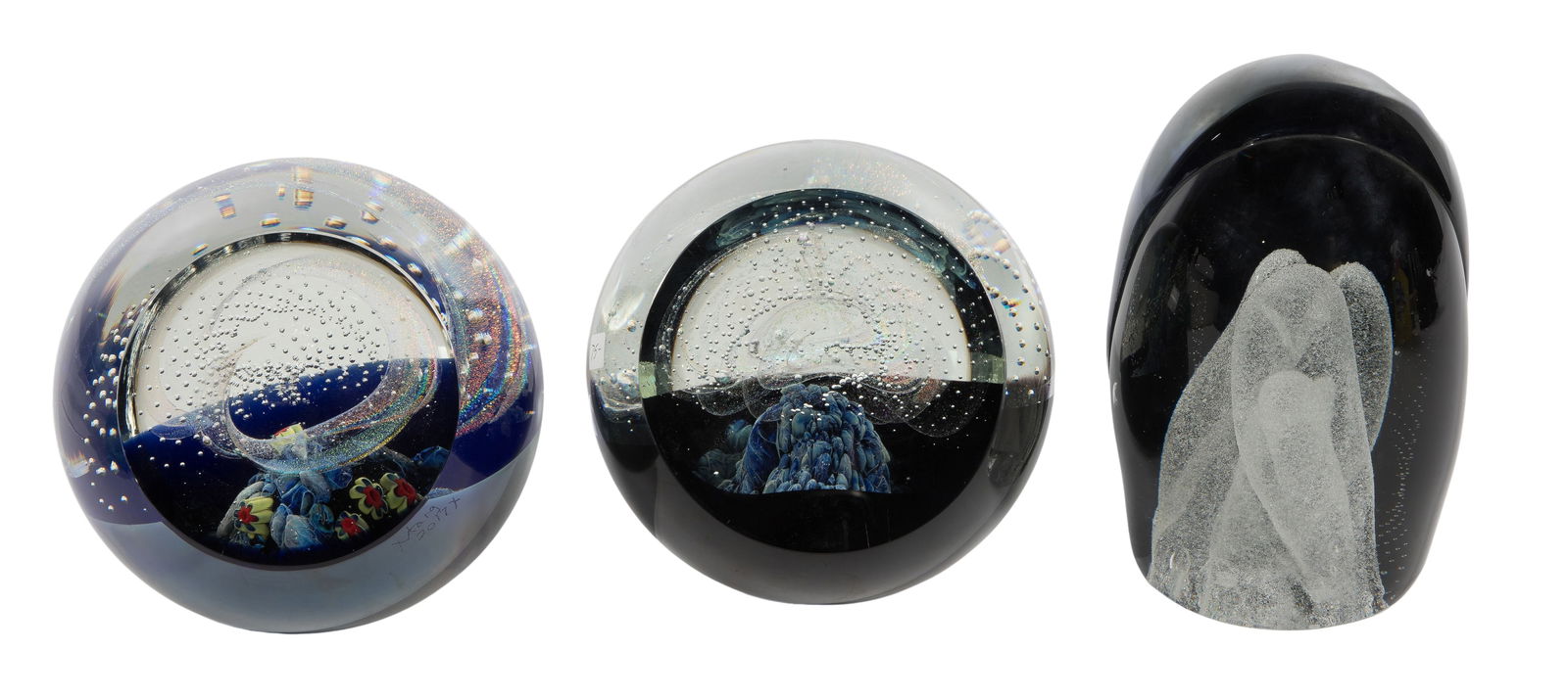 Rollin Karg (American, b.1944) Art Glass Sculpture Assortment (1 of 3)