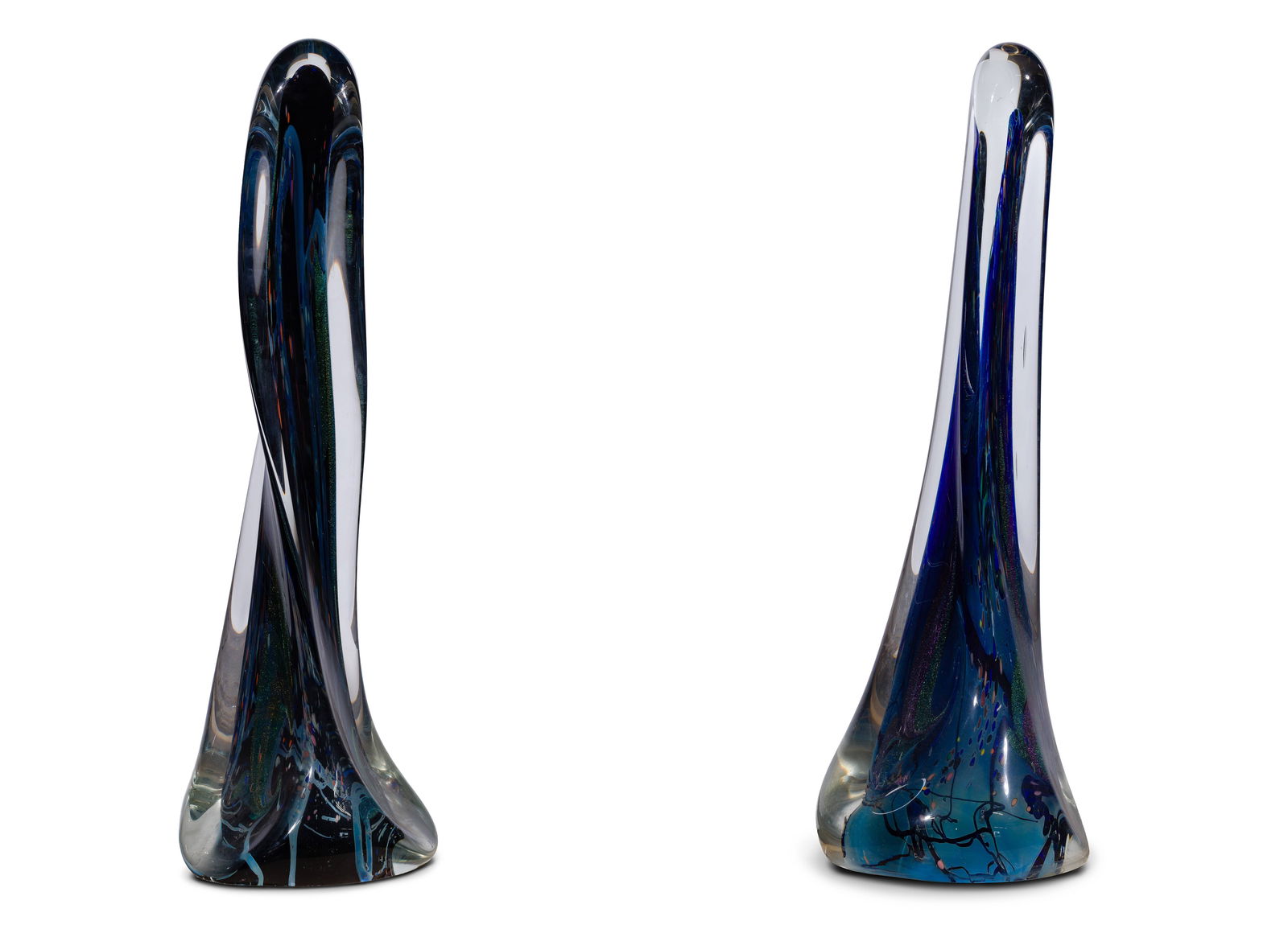 Attributed to Rollin Karg (American b.1944) Art Glass Sculpture (1 of 5)