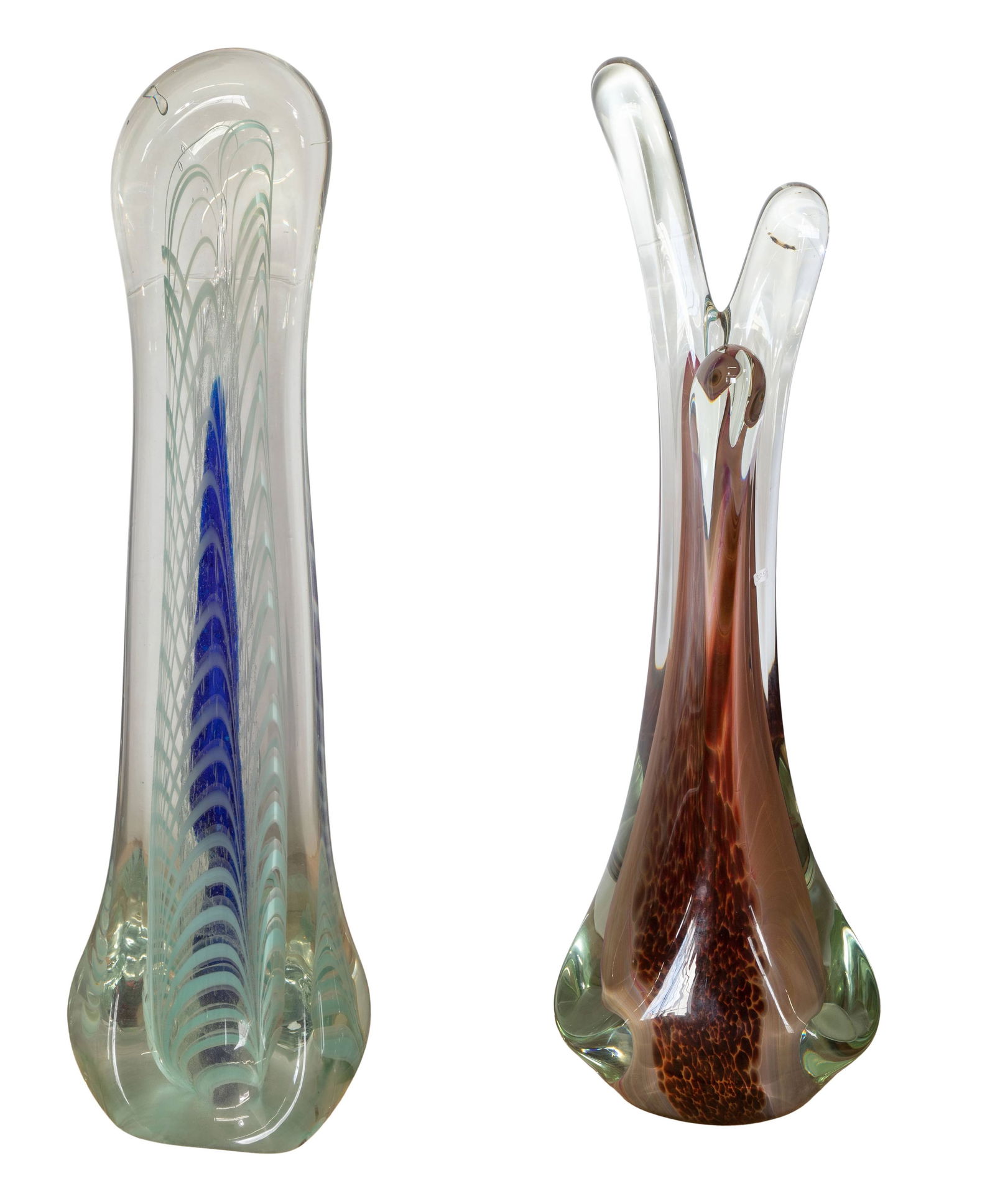 Attributed to Rollin Karg (American, b.1944) Art Glass Sculptures (1 of 5)