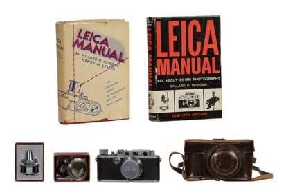Leica DRP 35mm Camera, Len and Accessory Assortment