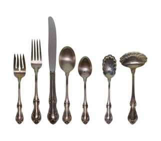 International Joan of Arc Sterling Silver Flatware Service