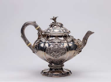 Alexandre-Auguste Turquet Sterling Silver Teapot