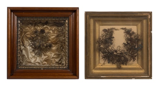 Victorian Hair Wreaths