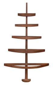 Danish Teak Bentwood Holiday Tree