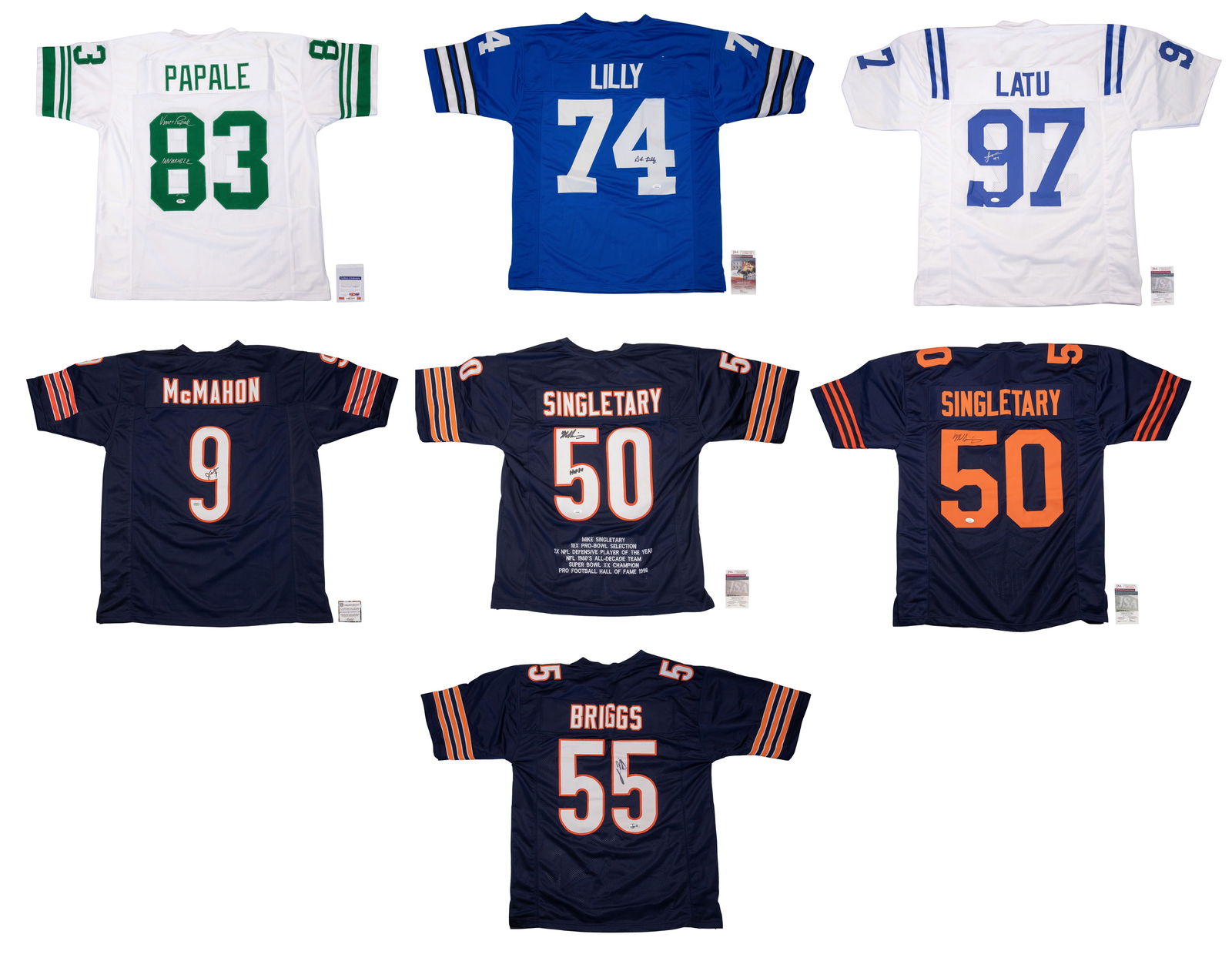 NFL Autographed Jersey Assortment (1 of 1)