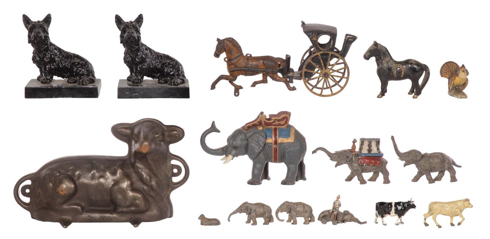 Cast Iron Toy Animal Assortment (1 of 1)