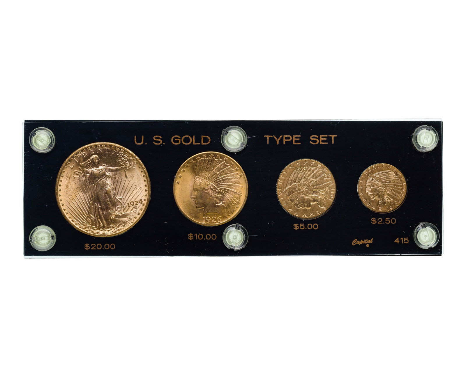 United States Gold Type Set (1 of 2)