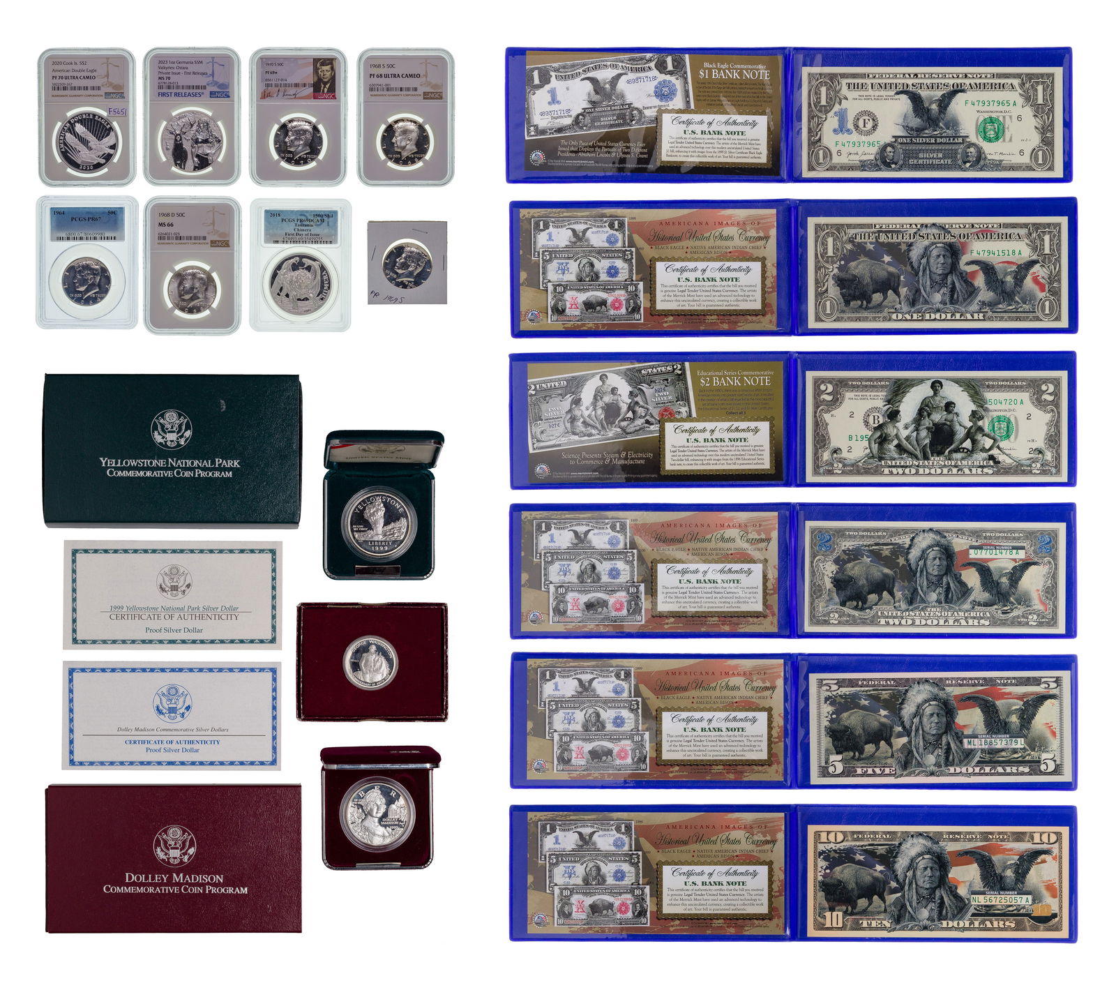United States and World Coin and Currency Assortment (1 of 1)