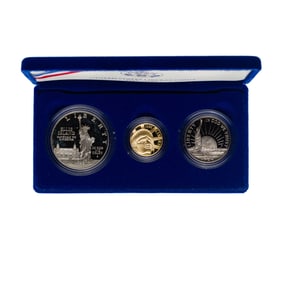 1986 U.S. Liberty Gold and Silver Proof Set