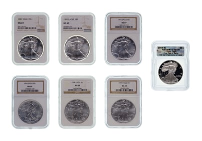 Silver American Eagle $1 Collection