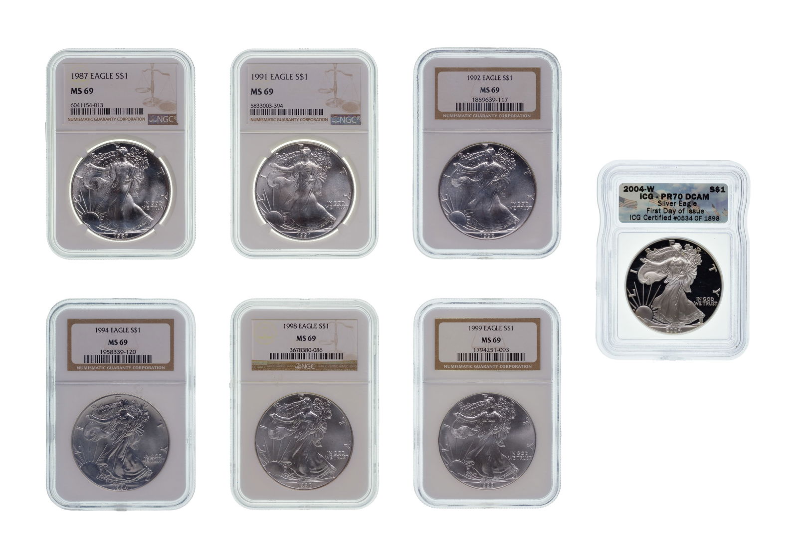 Silver American Eagle $1 Collection (1 of 2)