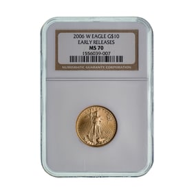 2006-W $10 Gold Eagle MS-70 NGC