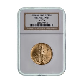 2006-W $25 Gold Eagle MS-70 NGC