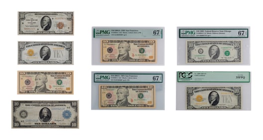 Small and Large Size Currency Assortment