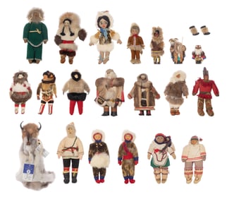 Native American Northwest Coast Doll Assortment