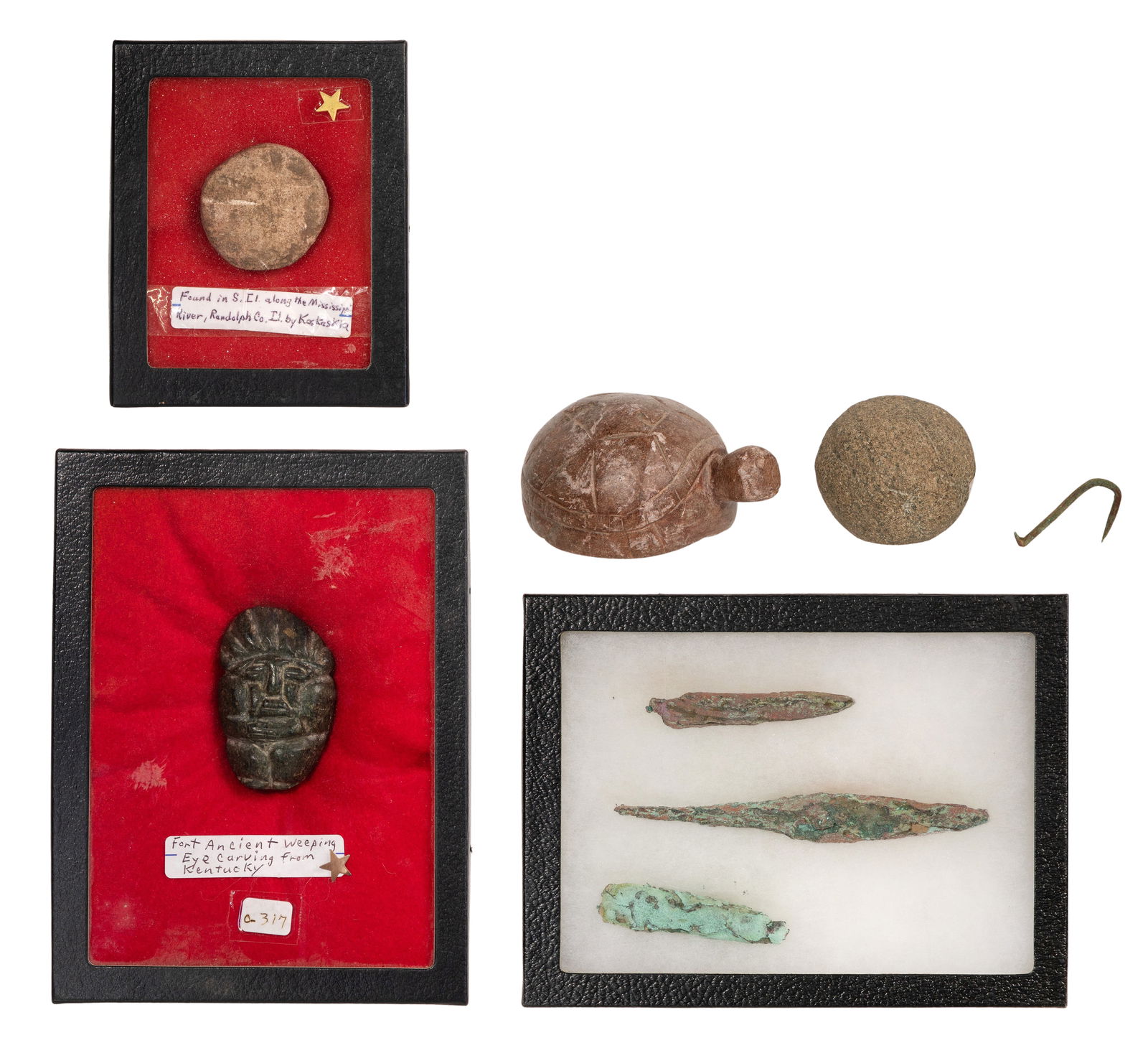Native American Midwestern Artifact Assortment (1 of 1)