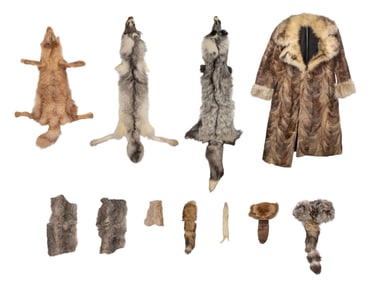 Fur Coat and Pelt Assortment