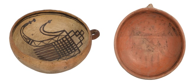 Attributed to Nampeyo of Hano (Hopi, 1859-1942) Polychrome Pottery Bowl