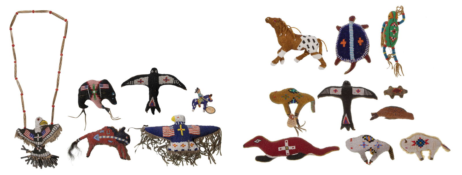 Native American Beaded Animal Fetish Assortment (1 of 3)