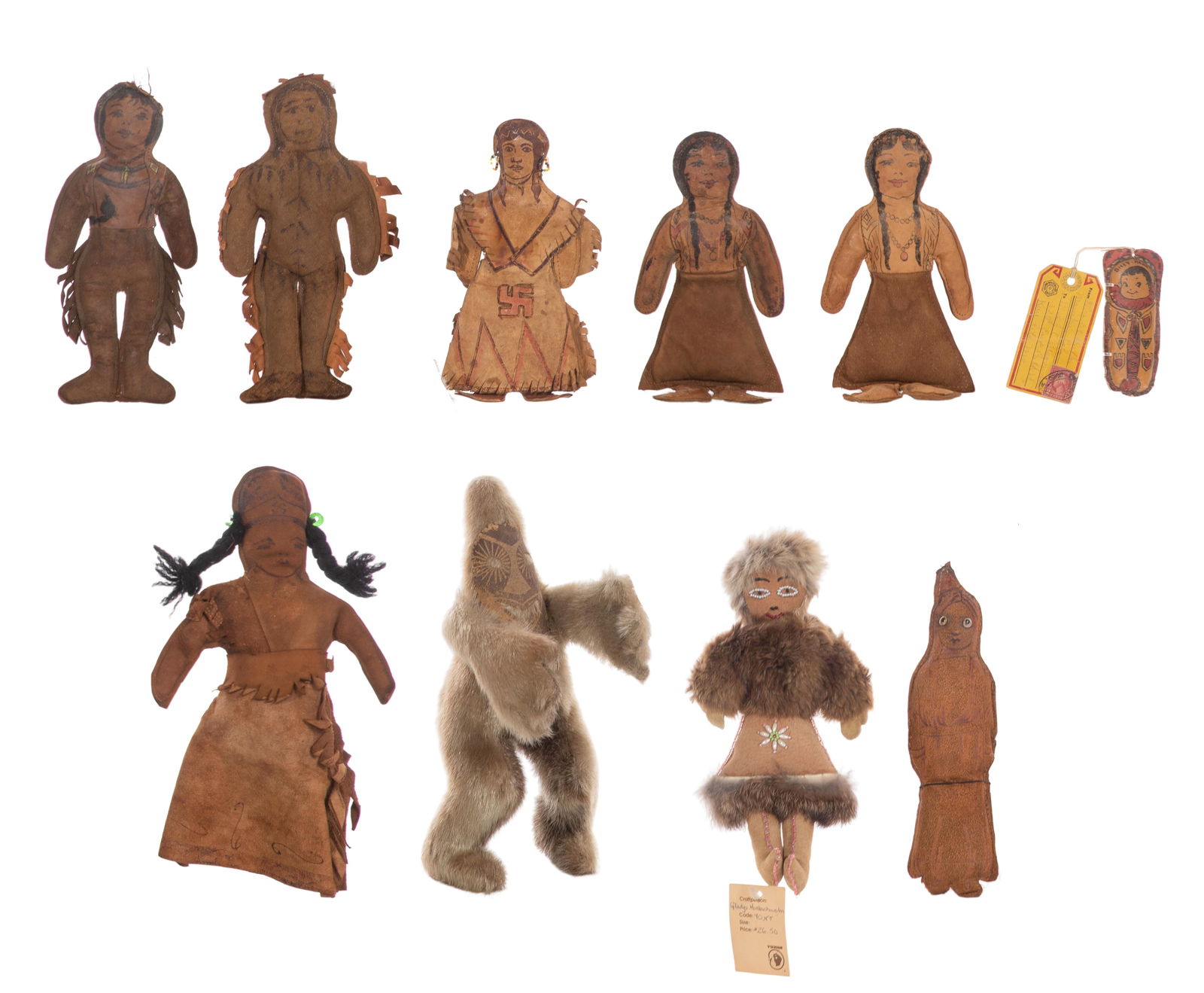 Native American Leather Doll Assortment (1 of 1)