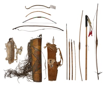 Native American Bow and Arrow Assortment