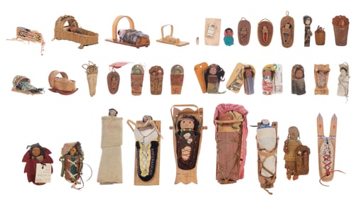 Native American Papoose Doll Assortment