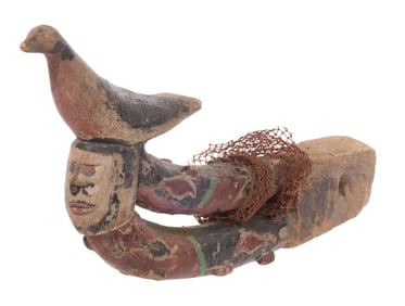 Northwest Coast Wood Bird Effigy