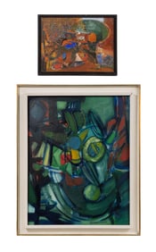 Richard Kinnaird (American, 1931-2013) Oil on Board