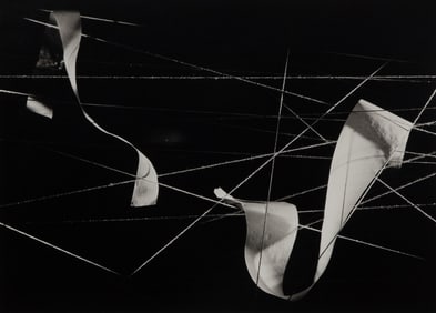 Nathan Lerner (American, 1913-1997) 'Paper on String' Gelatin Silver Print
