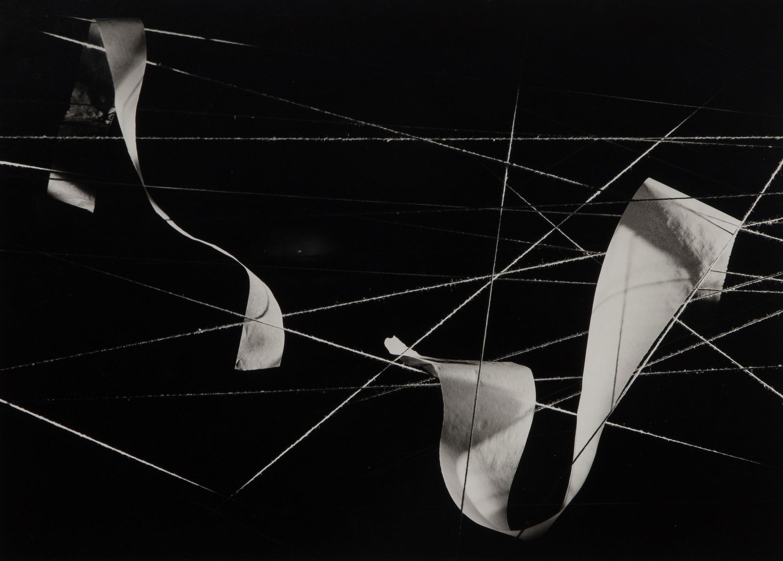 Nathan Lerner (American, 1913-1997) 'Paper on String' Gelatin Silver Print (1 of 3)