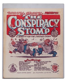 Robert Crumb (American, b.1943) 'Conspiracy Stomp' Lithographic Poster