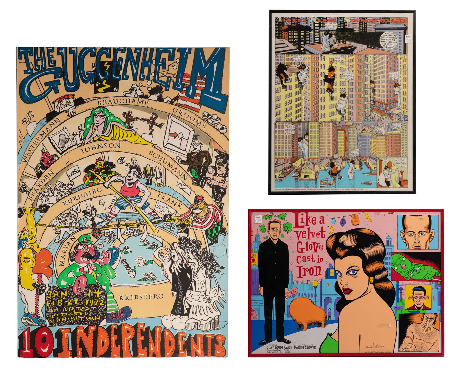 Red Grooms (American, b.1937) '10 Independents' Lithograph Exhibition Poster (1 of 1)