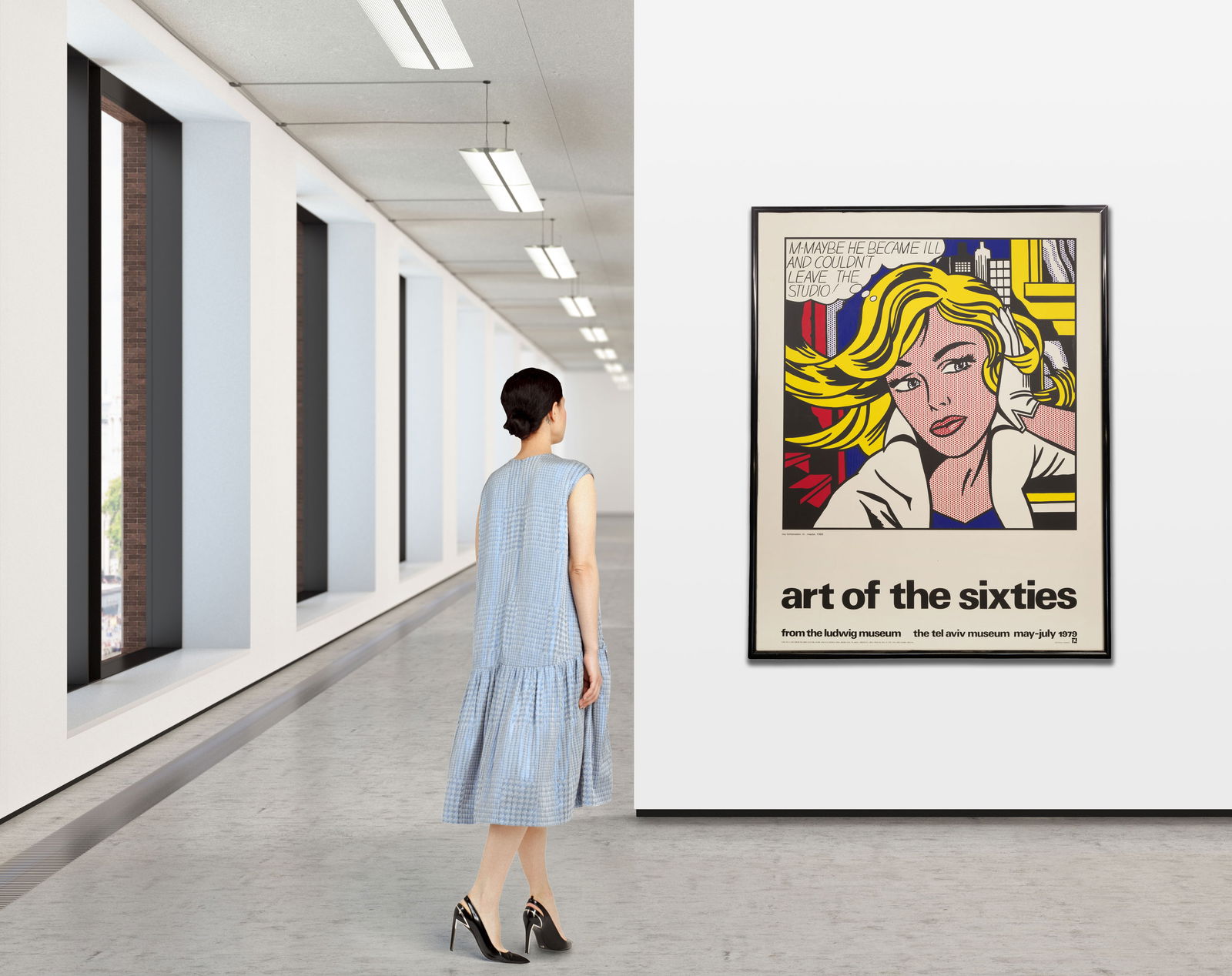 Roy Lichtenstein (American, 1923-1997) 'Art of the Sixties' Serigraph Poster - 2