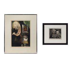 Leticia Tarrago (Mexican, b.1940) 'Grandmother Image IX' Etching