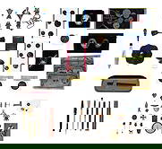 Gold, Silver and Coin Assortment: Gold, Silver and Coin Assortment Including a dental inlay (unmarked 18k), a necklace, pins, bracelets, pendants and fragments (most marked '925' / 'sterling') as well as paper currency, coins,